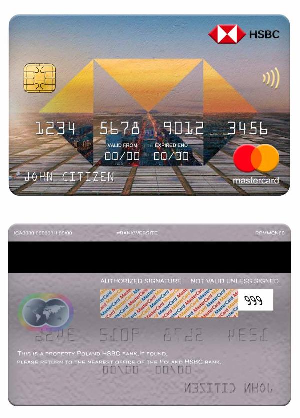 Poland HSBC bank mastercard